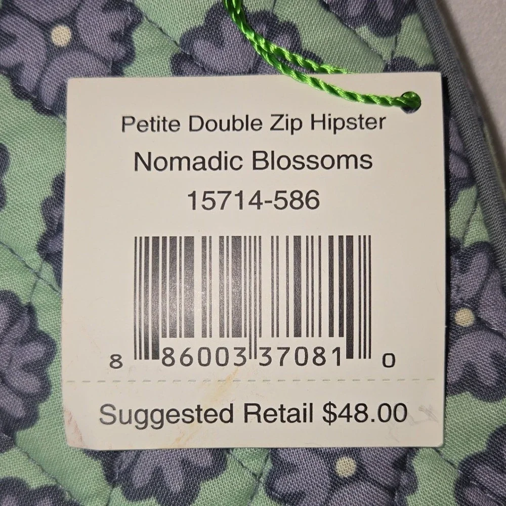 Vera‎ Bradley Hipster Purse & Wallet Set Green Nomadic Blossoms